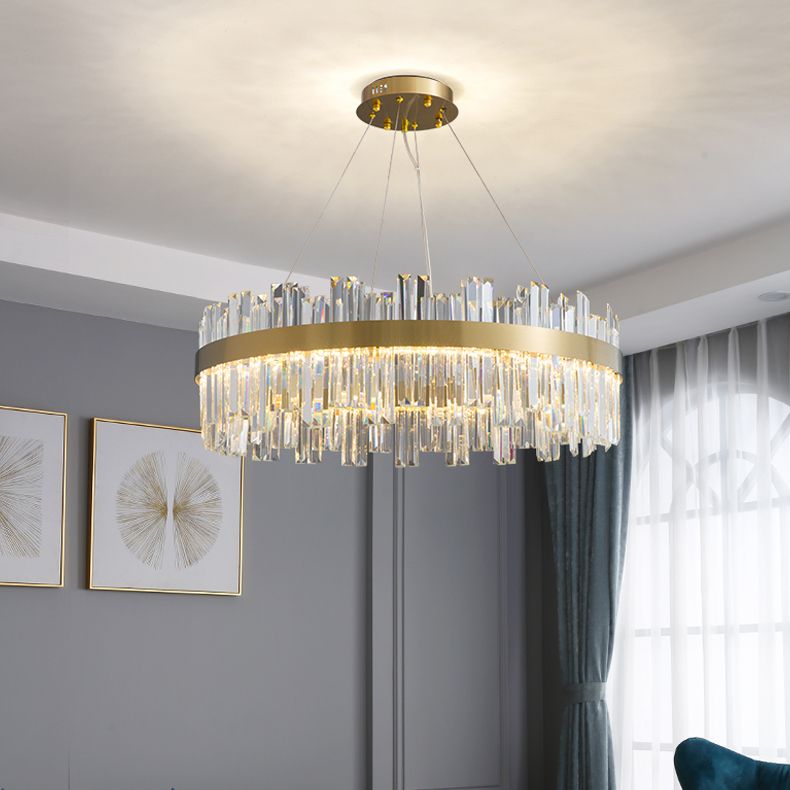 Crystal Chandelier Pendant Light Modern Pendant Lighting in Gold