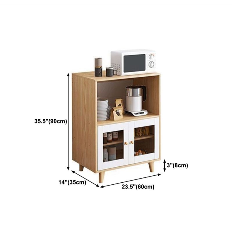 Rectangle Storage Cabinet Sideboard Modern Wooden Kitchen Sideboard
