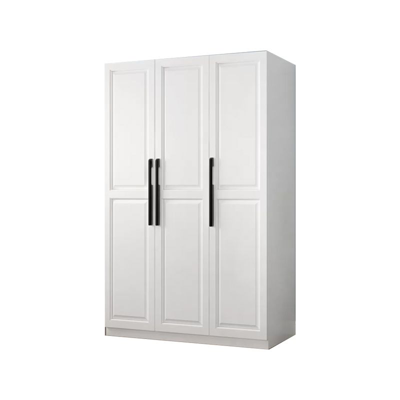 Freestanding Wood Frame Wardrobe Modern Hinged Soft Close Doors Wardrobe and Drawers