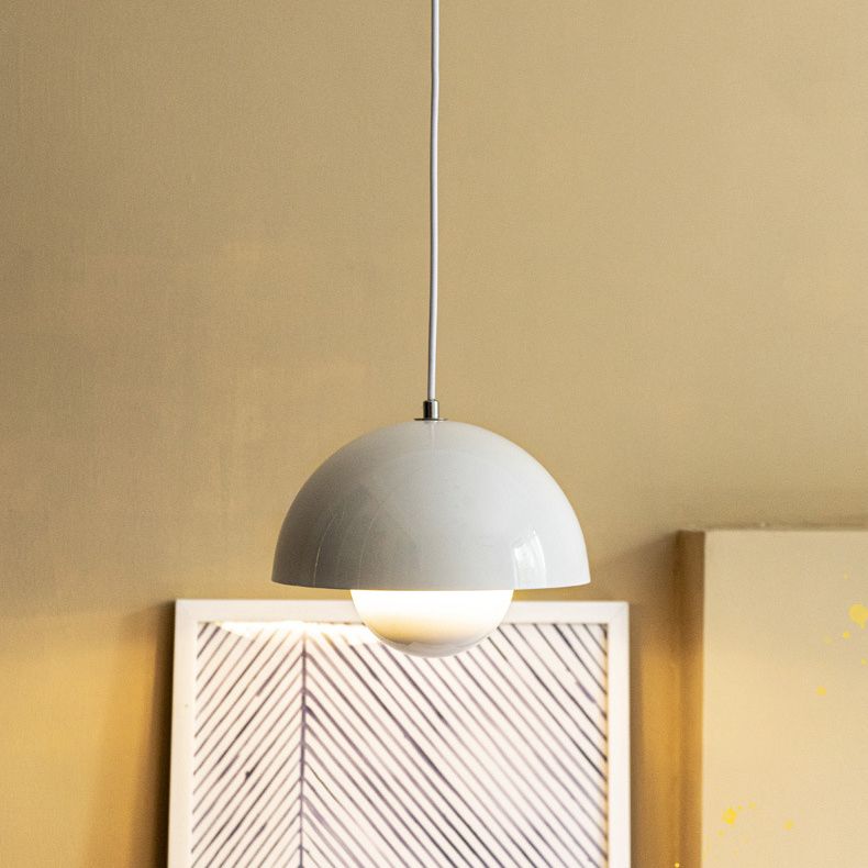 Colorful One Head Hanging Light Nordic Style Macron Pendant Lamp for Bedroom