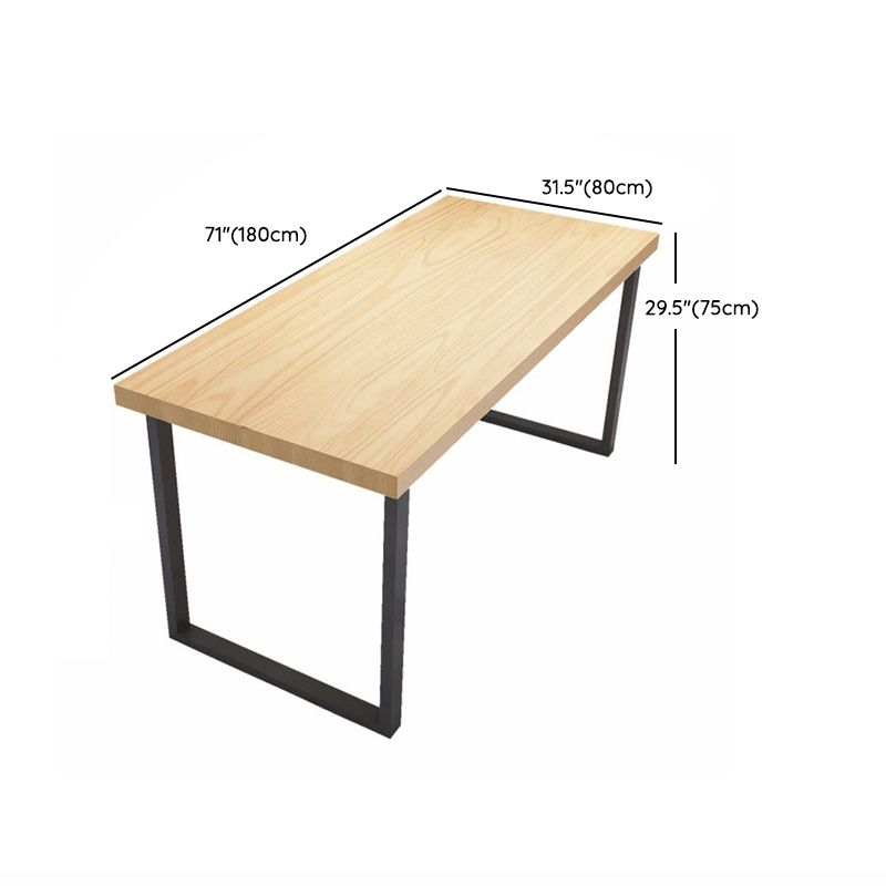 Industrial Dining Table Set 1/5/7 Pieces Solid Wood Dining Table with Chairs