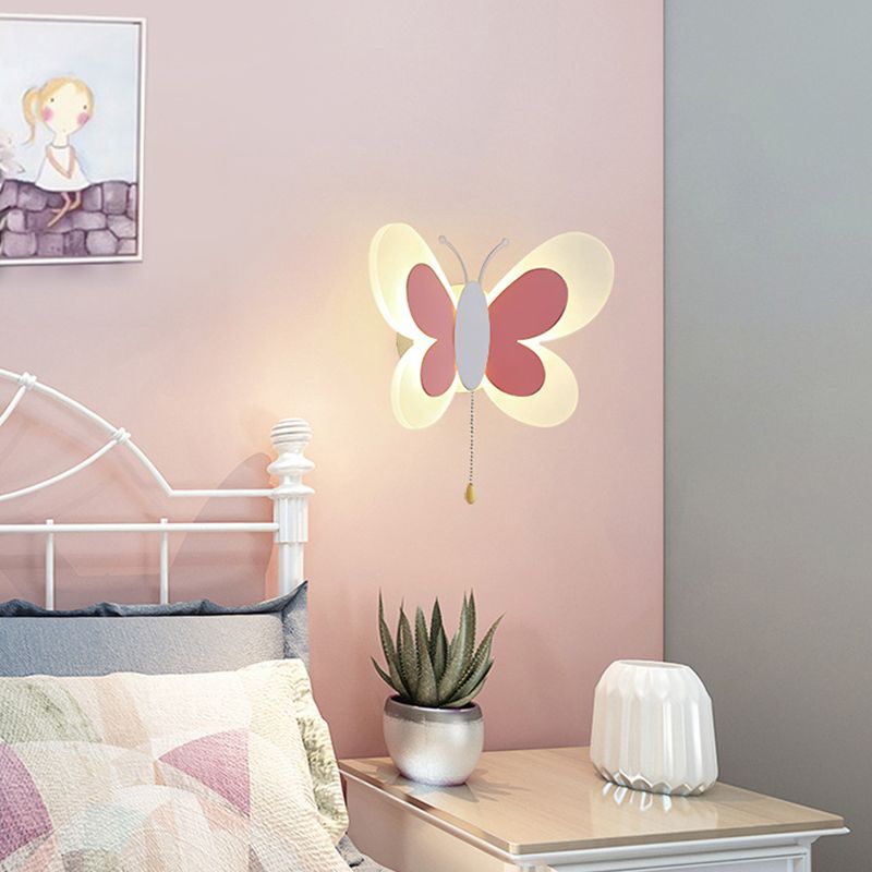 Luce con funce a parete a forma di farfalla a farfalla SEMPLICE ACRILICA ACRILICA ACRILICA A MONTRO MOLTO MOLTO LUCE