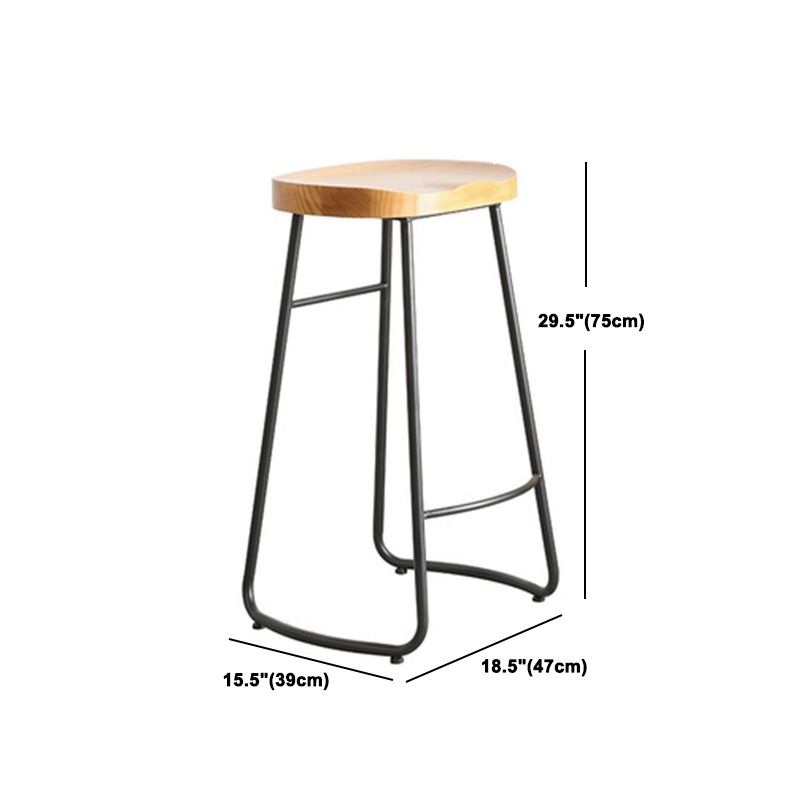 Luxury Rectangle Solid Wood Bar Table Set 1/2/3 Pieces Counter Table with Backless Stools