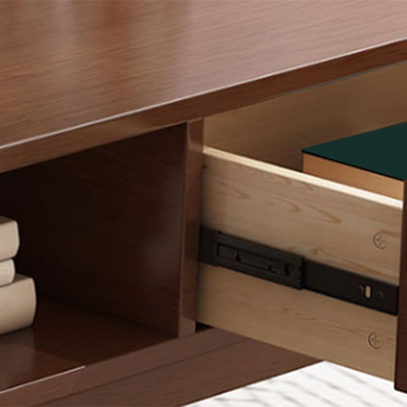 Rectangular/square 4 Legs Base Solid Wood Table Nordic Style Coffee Table