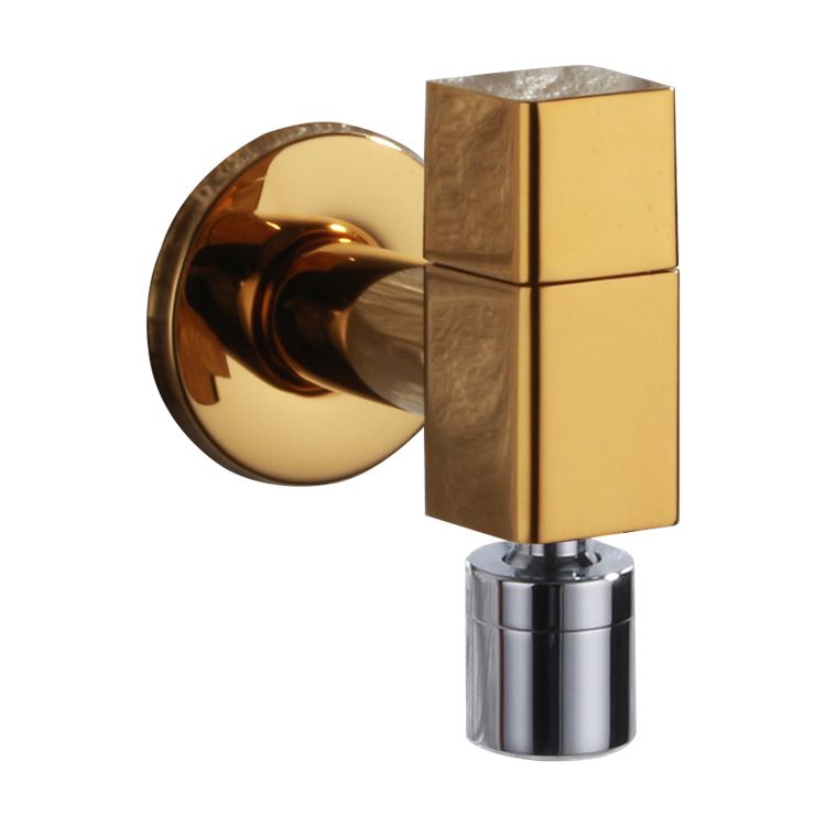 Glam Widespread Wall Mounted Bathroom Sink Faucet Knob Handle Brass Faucet
