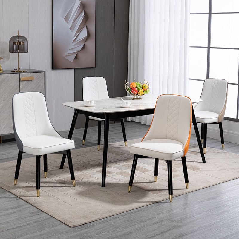 Juego de sillas de comedor de cocina escandinavas Silla Parsons de madera (juego de 2)