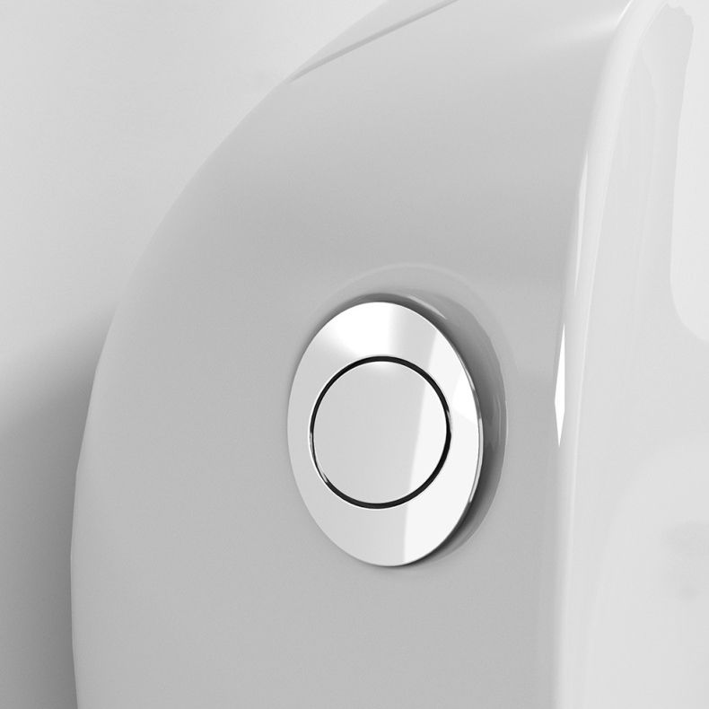 Modern White Siphon Jet Urine Toilet Wall Hung Toilet Bowl with Toilet Seat