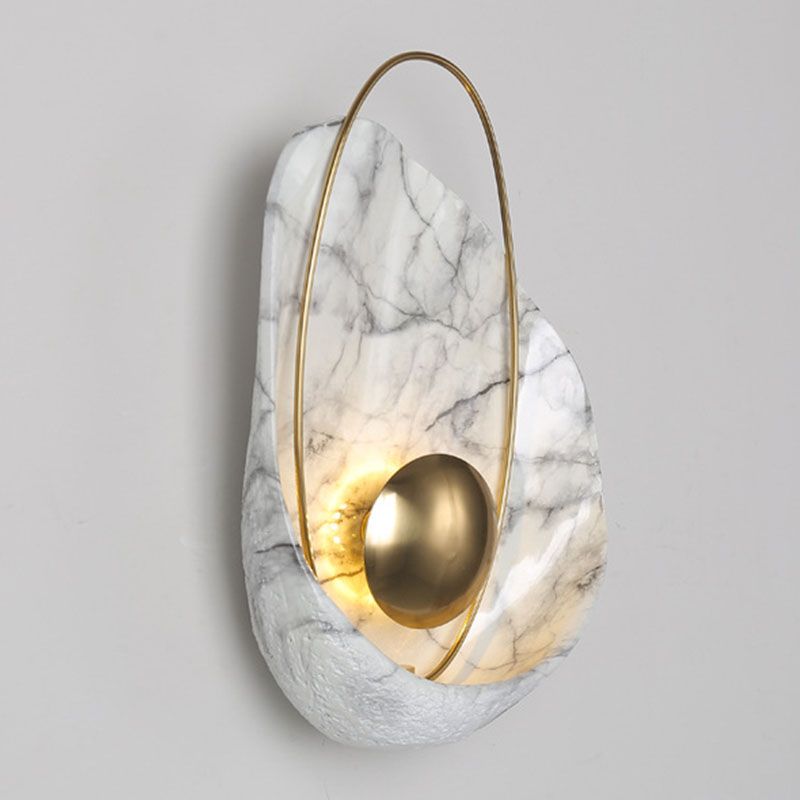 Modern Wall Lamp Nordic Style Resin Wall Mount Lighting for Sitting Room