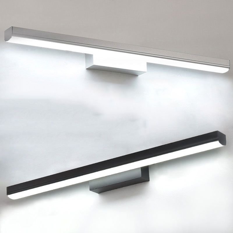 Style minimaliste moderne de style cylindrique de vanité murale lumineux acrylique 1 luminaire mural de vanité légère