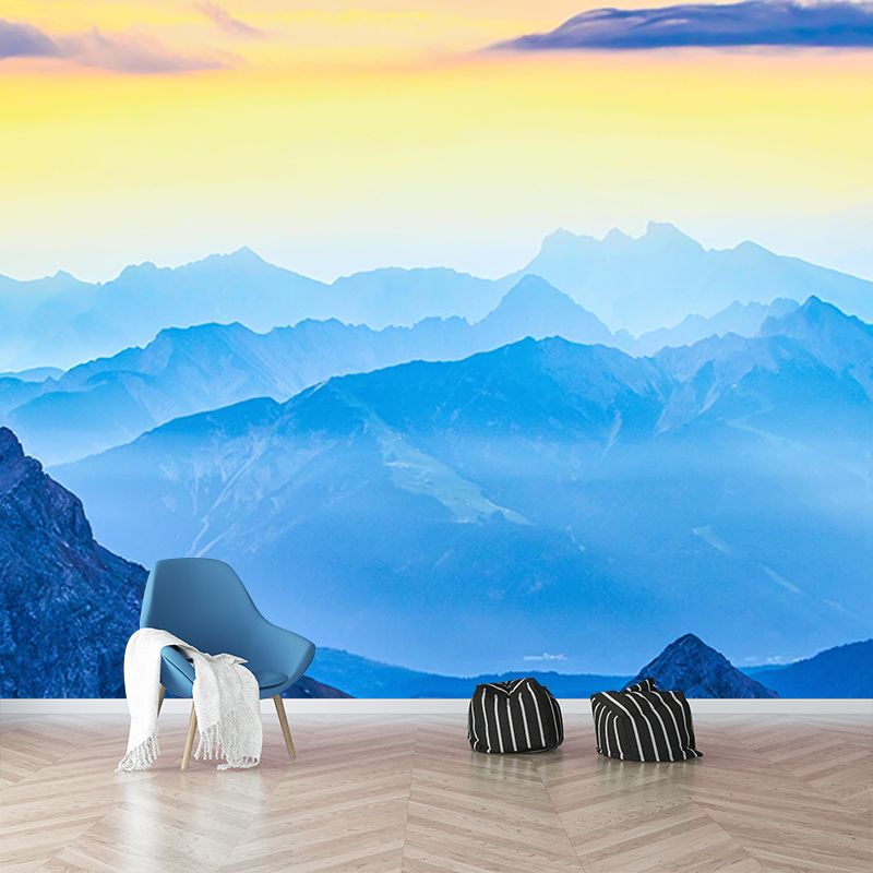 Mildew Resistant Wall Mural Wallpaper Mountain Landscapes Pattern for Room