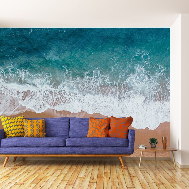Decorative Photography Mural Wallpaper Beautiful Beach Indoor Wall Mural
