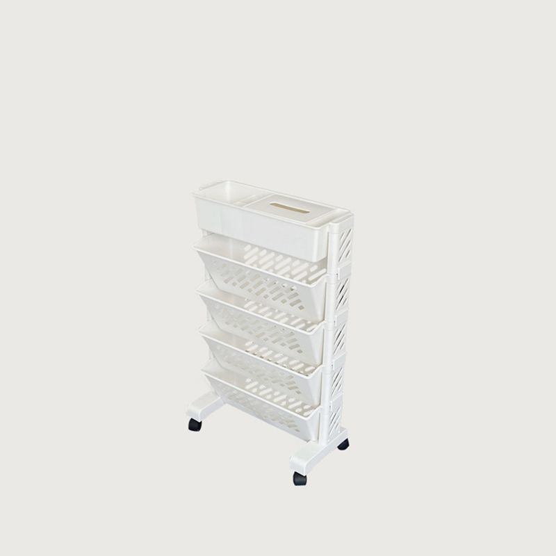 Contemporary Style Closed Back Bookshelf Acrylic Bookcase for Study Room