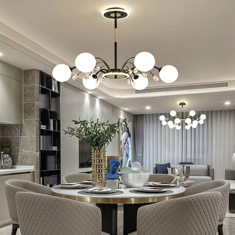 Lustres de pendentifs à nuance sphérique