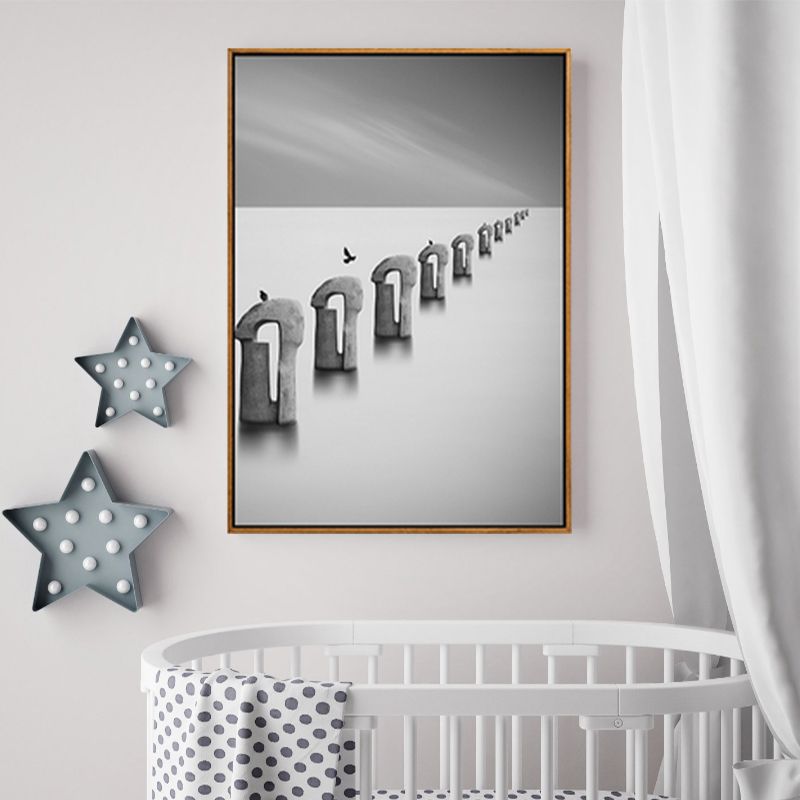 Contemporary Vivid Landscape Canvas Print Living Room Wall Art Decor in Soft Color