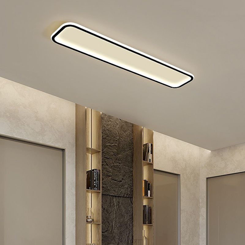 Modern Style Ceiling Light LED Ceiling Mount Light with Silica Gel Shade for Bedroom