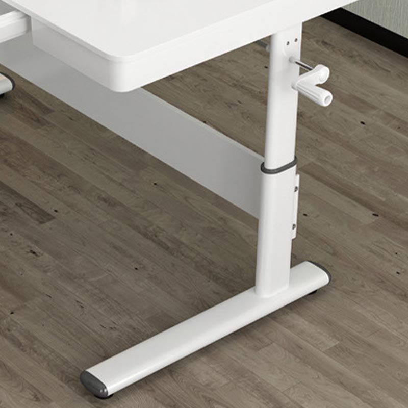 Contemporary Metal Trestle Base Desk Standing Desk Converter for Office