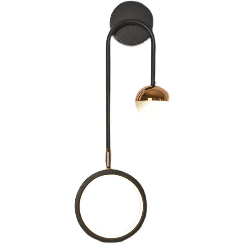 Nordischer Metall Wandleuchte geometrische LED -Wandleuchte für Wohnzimmer