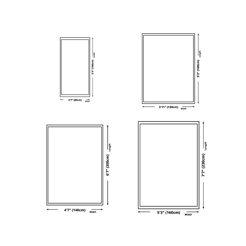 Gorgeous Modern Rug Green Stripe Rug Stain Resistant Rug for Living Room