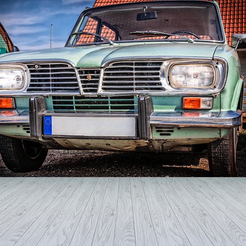 Renault Transportatin Mural Horizontal Photography Decorative Wall Covering