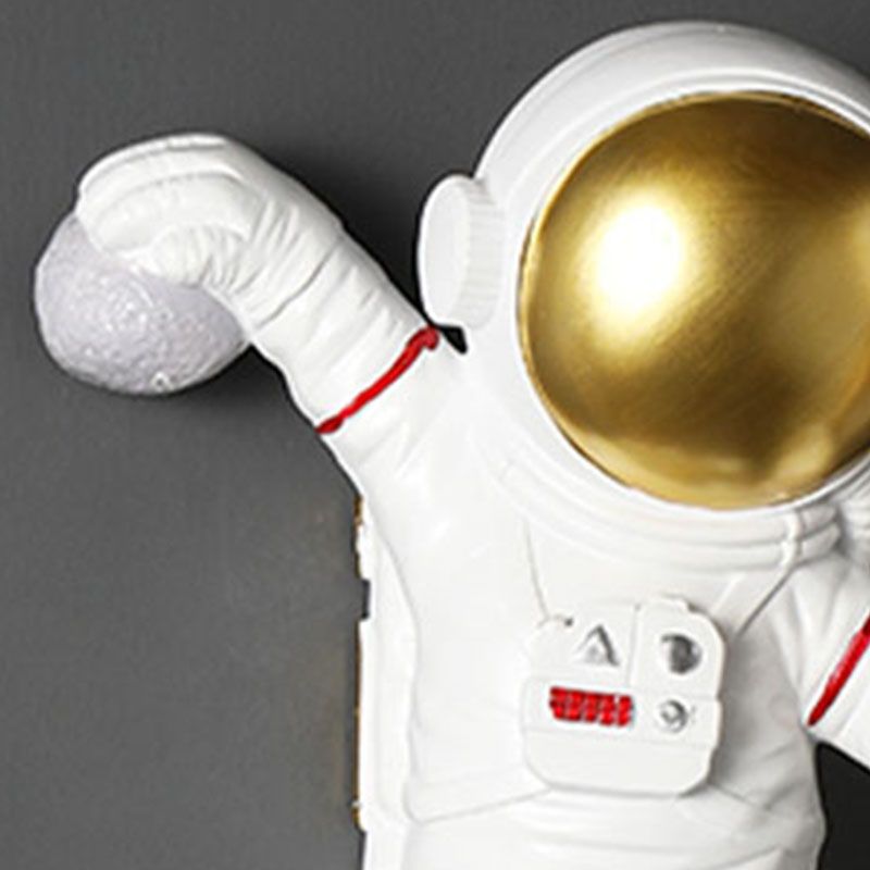 Astronaut Wandleuchten Beleuchtung Kinder Harz 1 Licht Schlafzimmer Wandleuchte mit Ballschatten