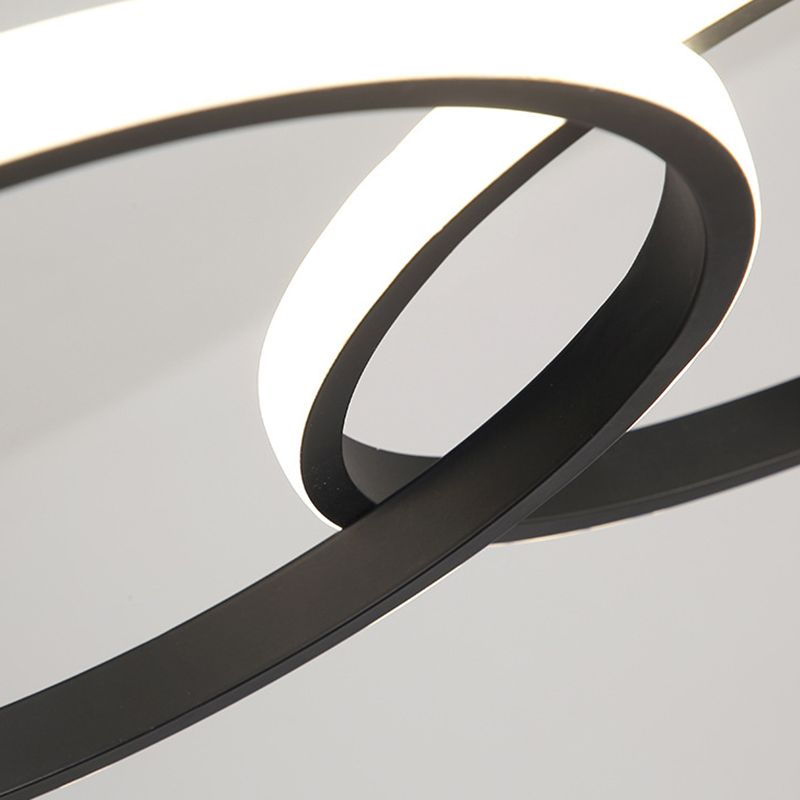 Circles Island Lighting Modern Pendant Chandelier Metal Island Light Fixture