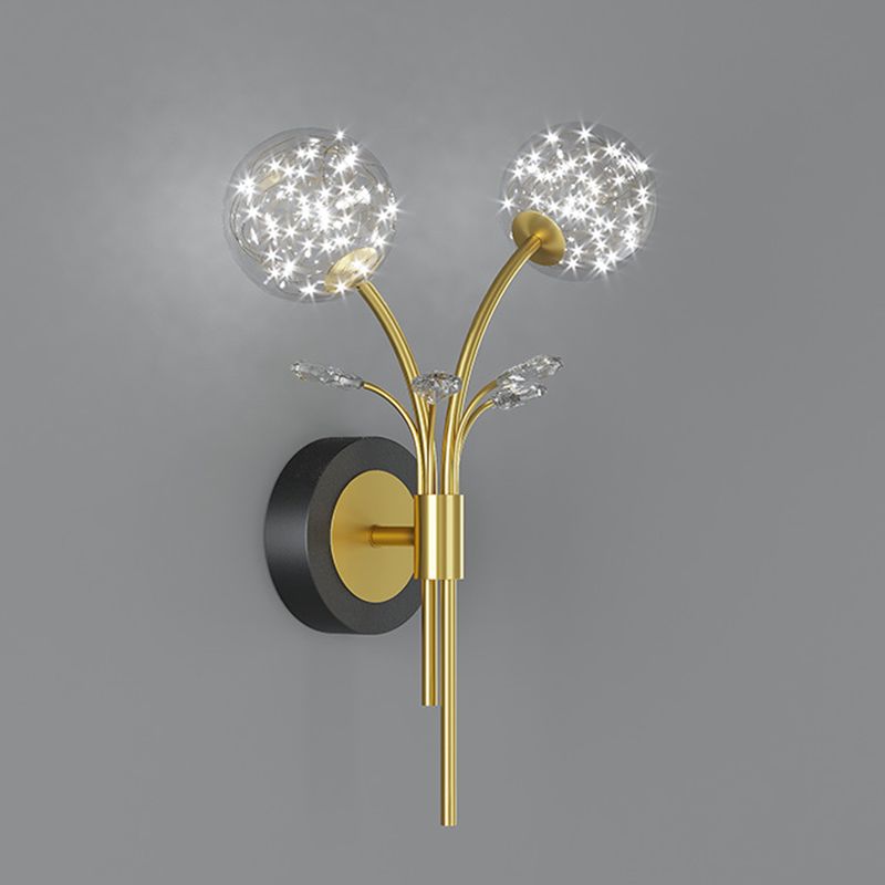 Modern Unique Shape Wall Mount Light Fixture 2 Light Wall Light Sconce