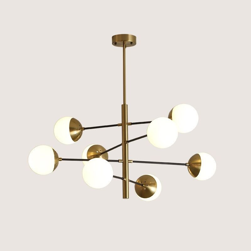 Glass Ceiling Hung Fixtures Contemporary Global Pendant Lighting for Living Room