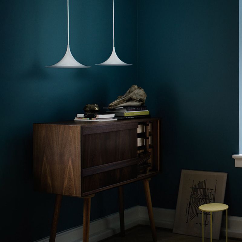 Zeitgenössischer Kegel Schatten hängend hängendes 1-Licht-Café-Café-Esszimmer-Anhängerlampe