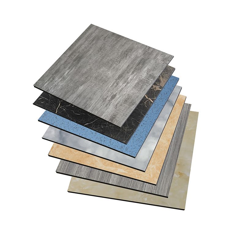 Square PVC Flooring Stone Design Peel & Stick Vinyl Flooring for Living Room