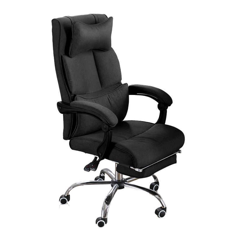 Modern Slide Chair Padded Arms No Distressing Ergonomic Chair with Wheels