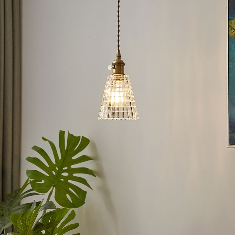 Apparecchiatura di illuminazione a sospensione in vetro Kit di luce a sospensione vintage per sala da pranzo