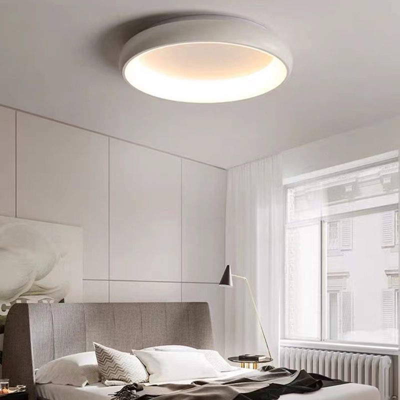 White Flush Mount Lighting LED Contemporary Ceiling Light for Home