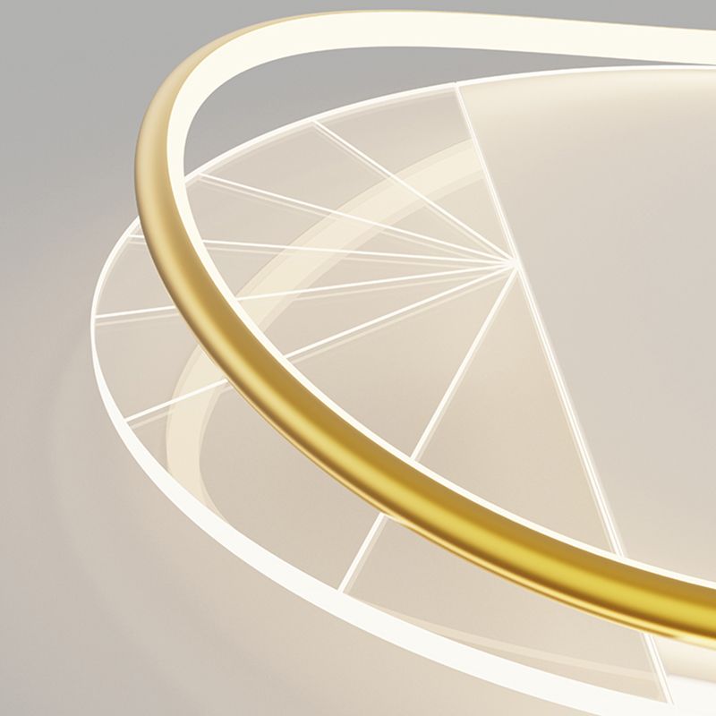 Éclairage de la bouffée de vidange Geometric Flush Mount Light Flush-Mount Light Fixture