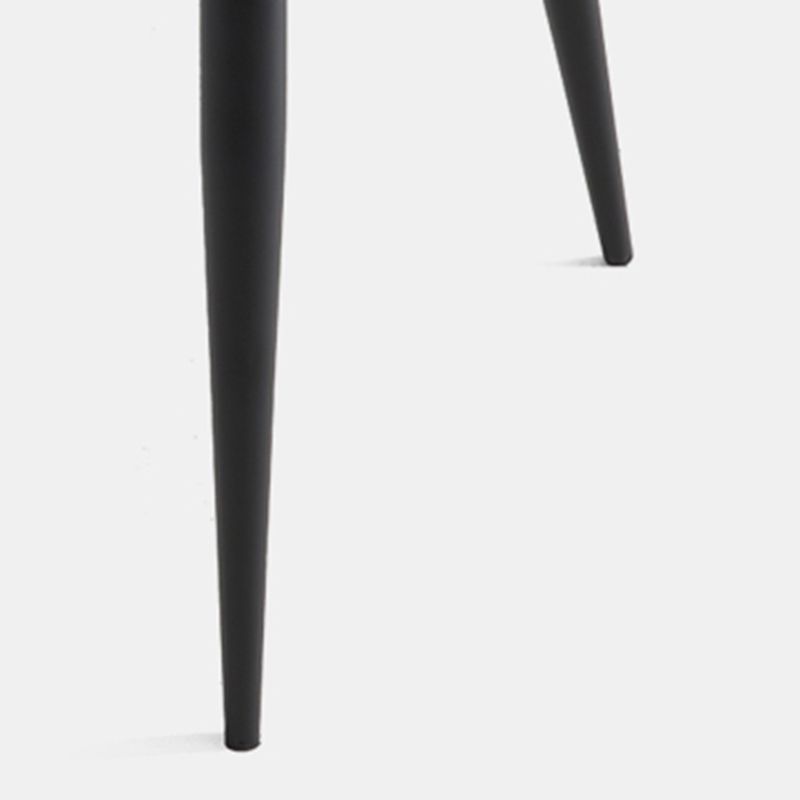 Contemporary Metal Dining Room Chairs Wingback Side Armchair for Home Use