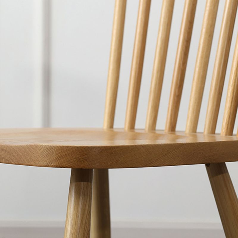 Traditional Side Chair Wood Slat Back Dining Room Chair for Kitchen