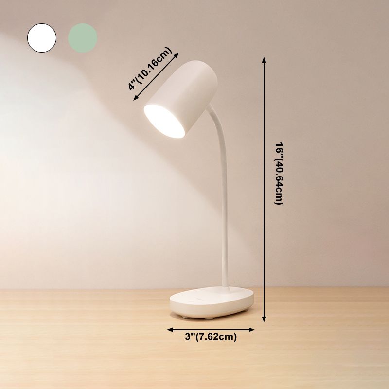 Lampe de table à arc nordique Colorful Protection des yeux 1 lampe de table légère pour le dortoir