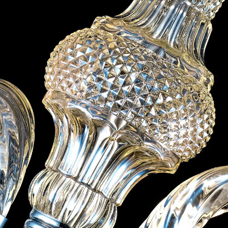 Nordic Style Chandelier Light Crystal Glass Pendant Light for Living Room