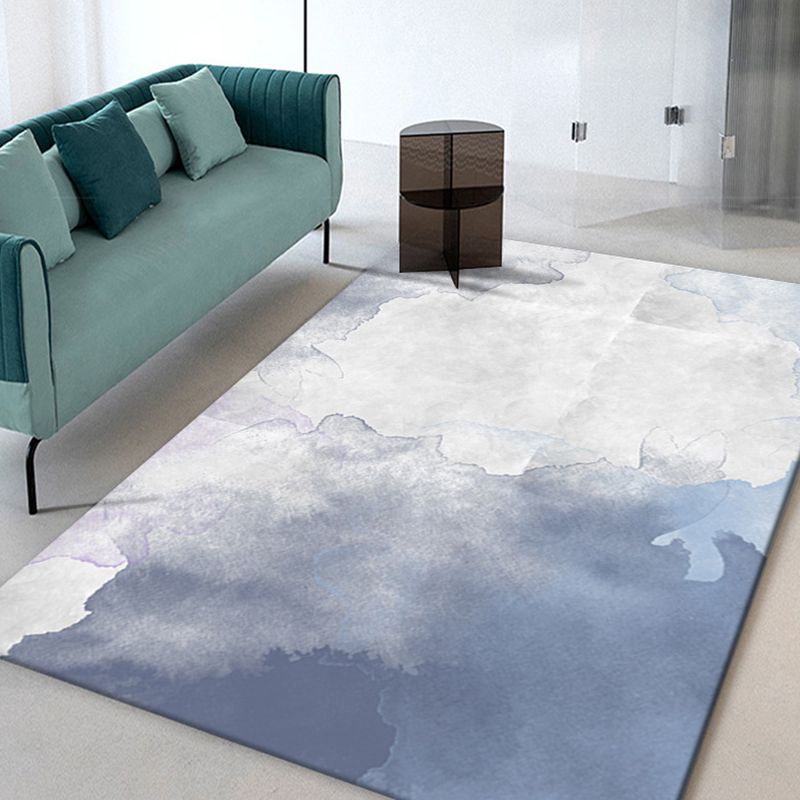 Fancy Abstract Print Area Tapijt Modern Polyester Area Tapijt Non-slip achterste tapijt voor thuisdecoratie