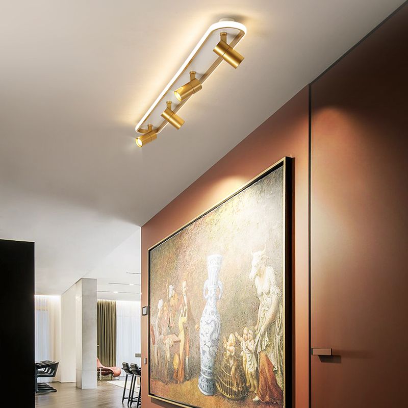 LED Flush Mount Ceiling Lighting Contemporary Ceiling Mounted Light Fixture