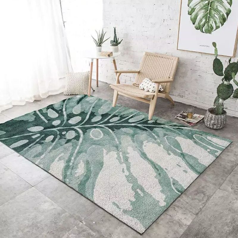 Fashion Multi Color Geometric Rug Synthetics Nordic Area Carpet Pet Friendly Non-Slip Backing Machine Washable Rug for Lounge