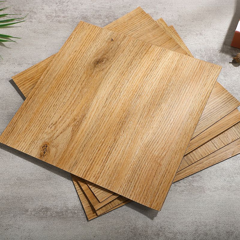 Modern Vinyl Floor Planks Peel and Stick Wood Look Vinyl Plank for Living Spaces