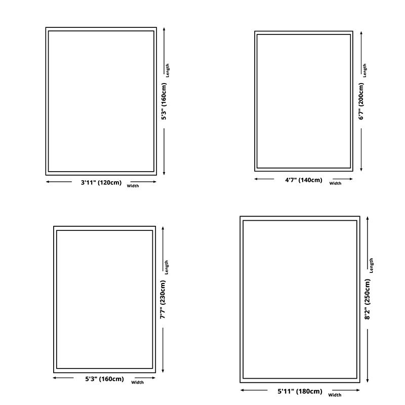 Shabby Chic Carpet Ombre Pattern Area Rug Adults Stain Resistant Indoor Rug Rectangle