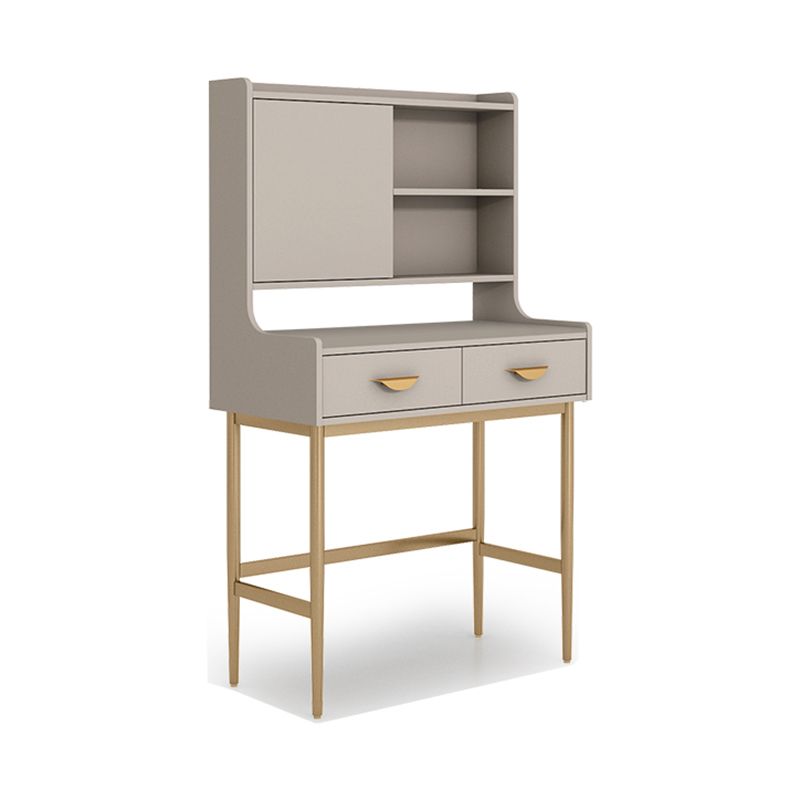 15.74" W x 53.14" H Makeup Dressing Table Stool Set With Drawers for Bathroom