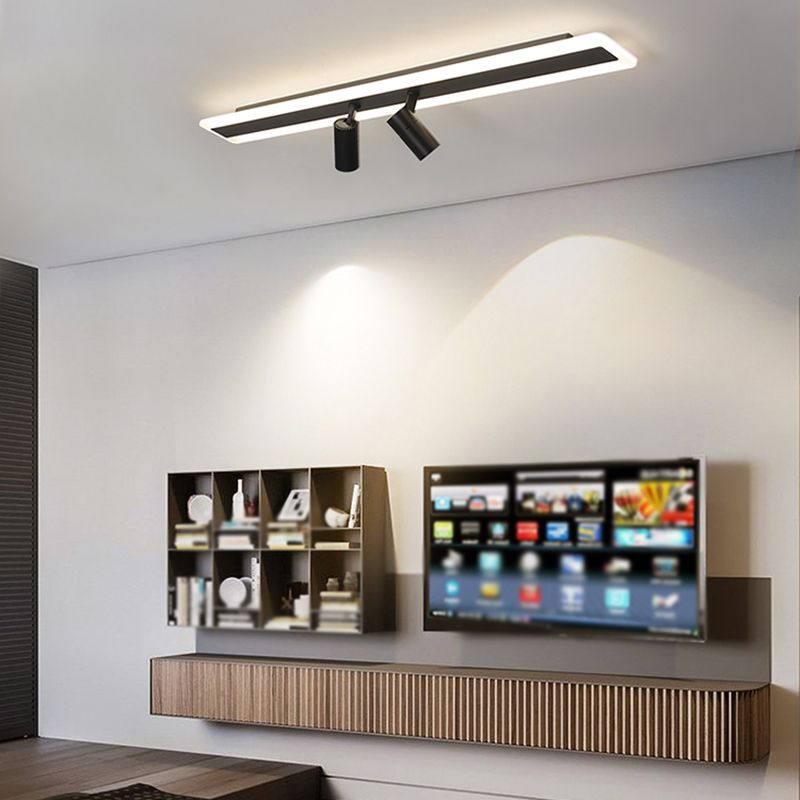 LED Flush Mounted Ceiling Lights Modernist Flush Mount Lighting with Spotlights