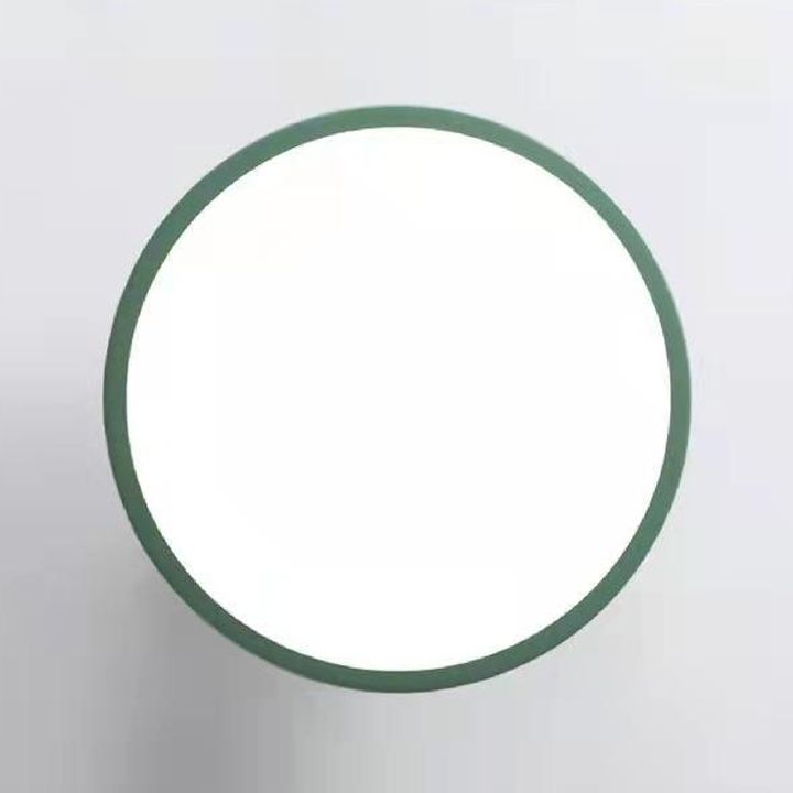 Halbbündig montierte Leuchte aus Trommelholz, schlichter LED-Deckenmontage-Beleuchtung