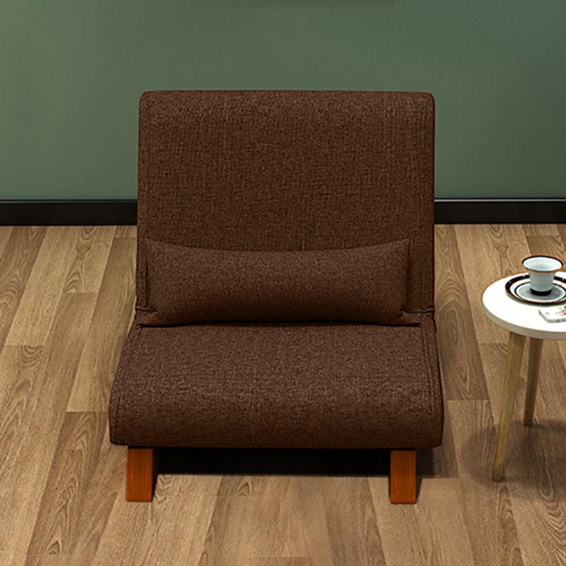 27.95"Wide * 26.37"Deep Cotton Blend Slipper Accent Chair with Tight Back