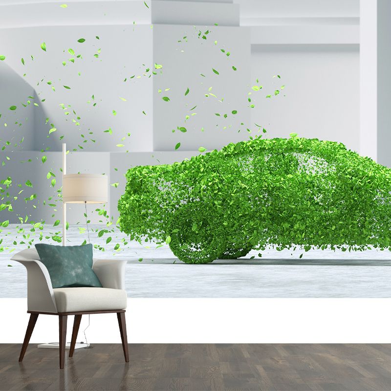 Vehicle Washable Stain Resistant Wall Mural Wallpaper Sitting Room Wall Mural