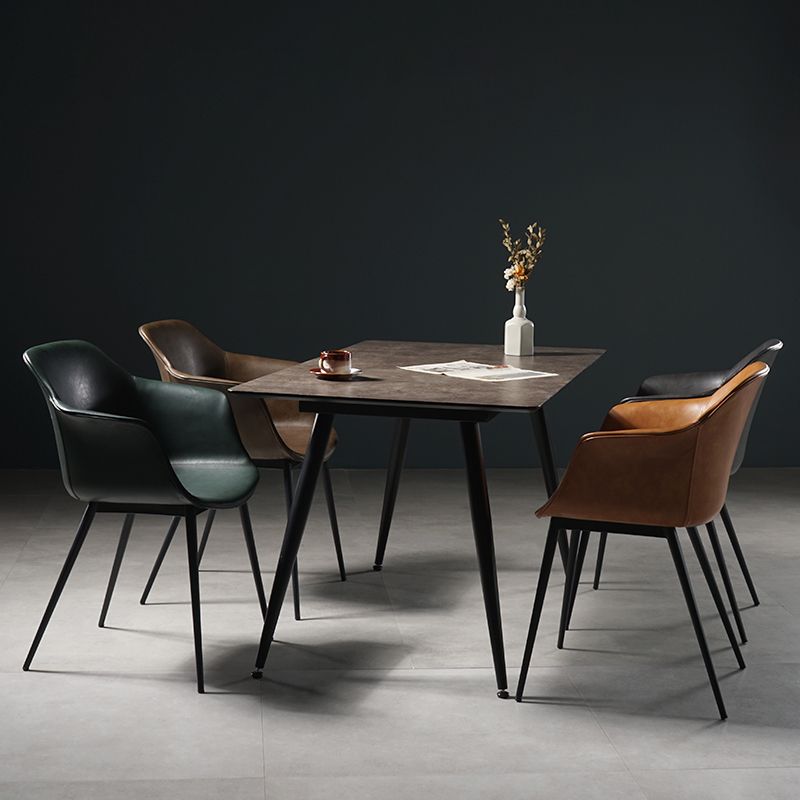 Chaise de bras de salle à manger scandinave