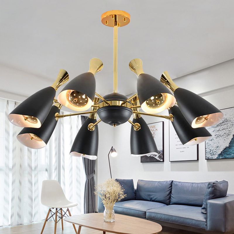 Moderne creatieve geometrische hanglampje Electroplate Metal kroonluchter voor woonkamer