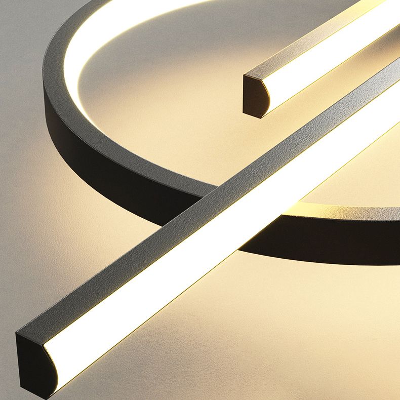 Pendants géométriques contemporains Metal 7 luminaires légers légers